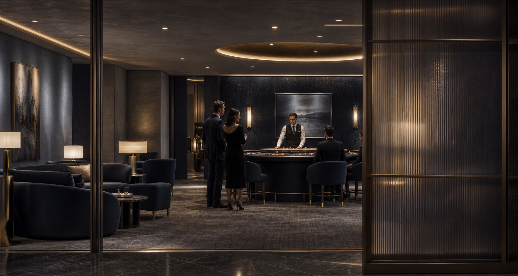 Calm casino salon